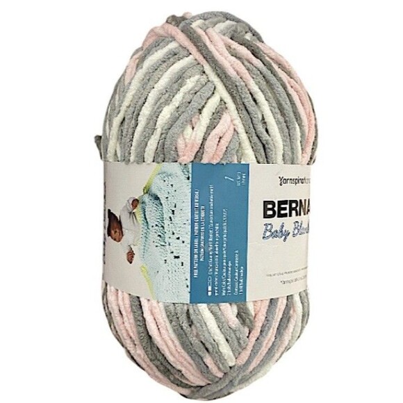 Bernat Baby Blanket Yarn New Super Bulky, 10.5 oz, Baby Grays - Picture 2 of 2